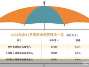 险企前11月保费增速放缓 财产险监管趋严